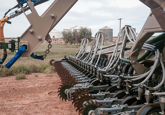 Professional agricultural equipment detailing examples