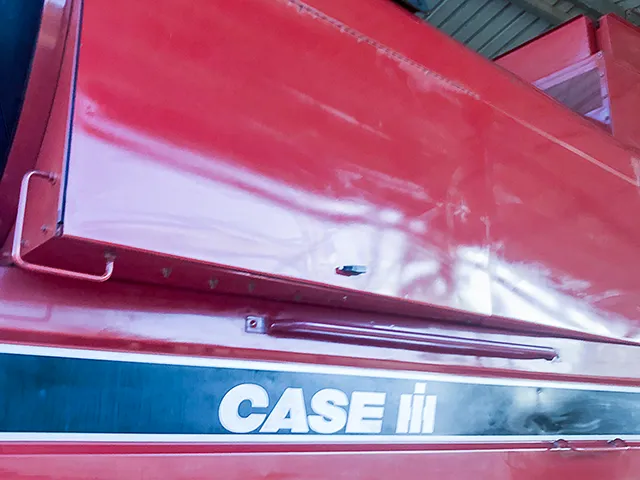 Professional agricultural equipment detailing examples